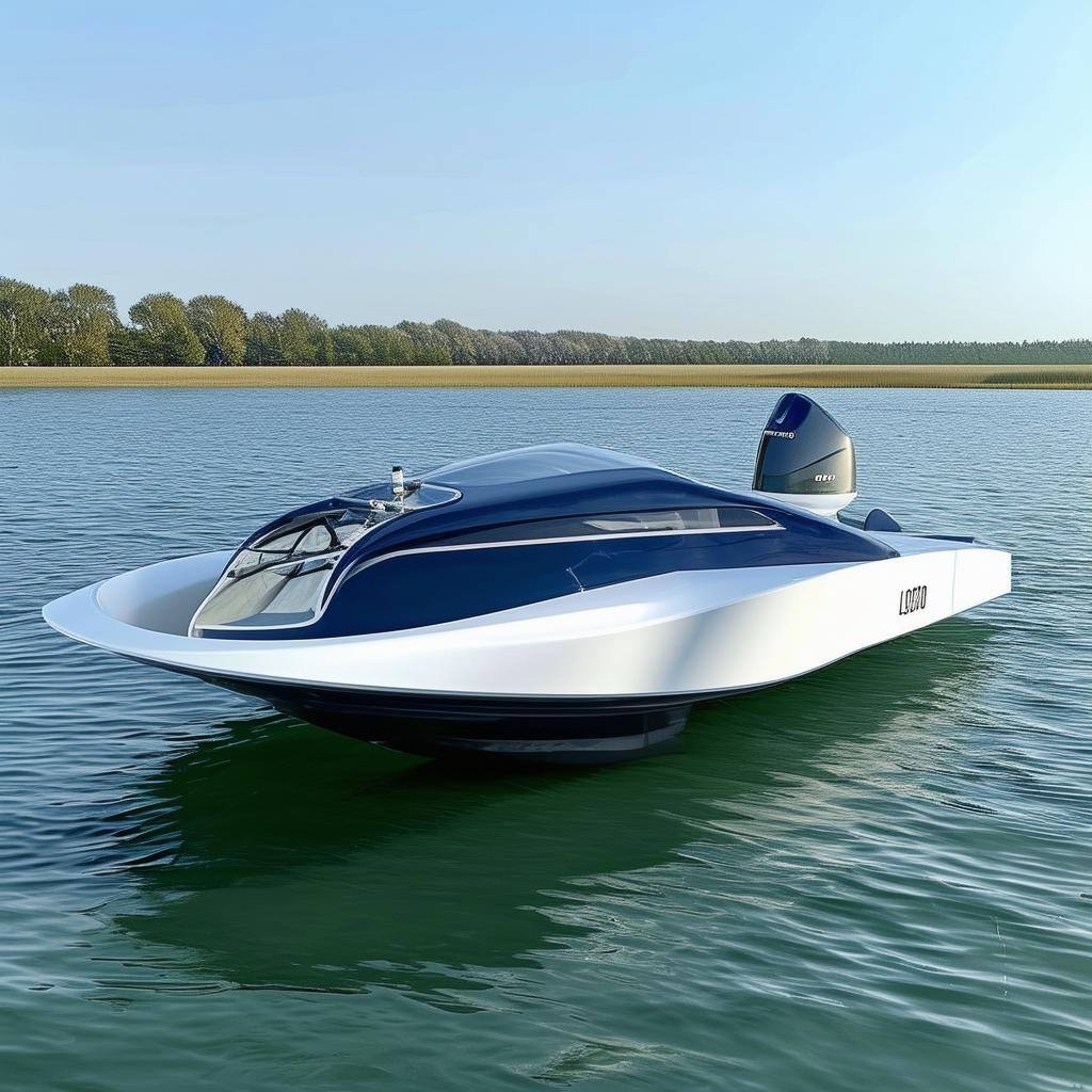 Medium sized electric boat